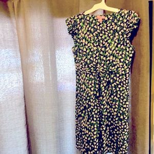 Lilly Pulitzer ruffle cap sleeve knee length dress worn once on vacation
